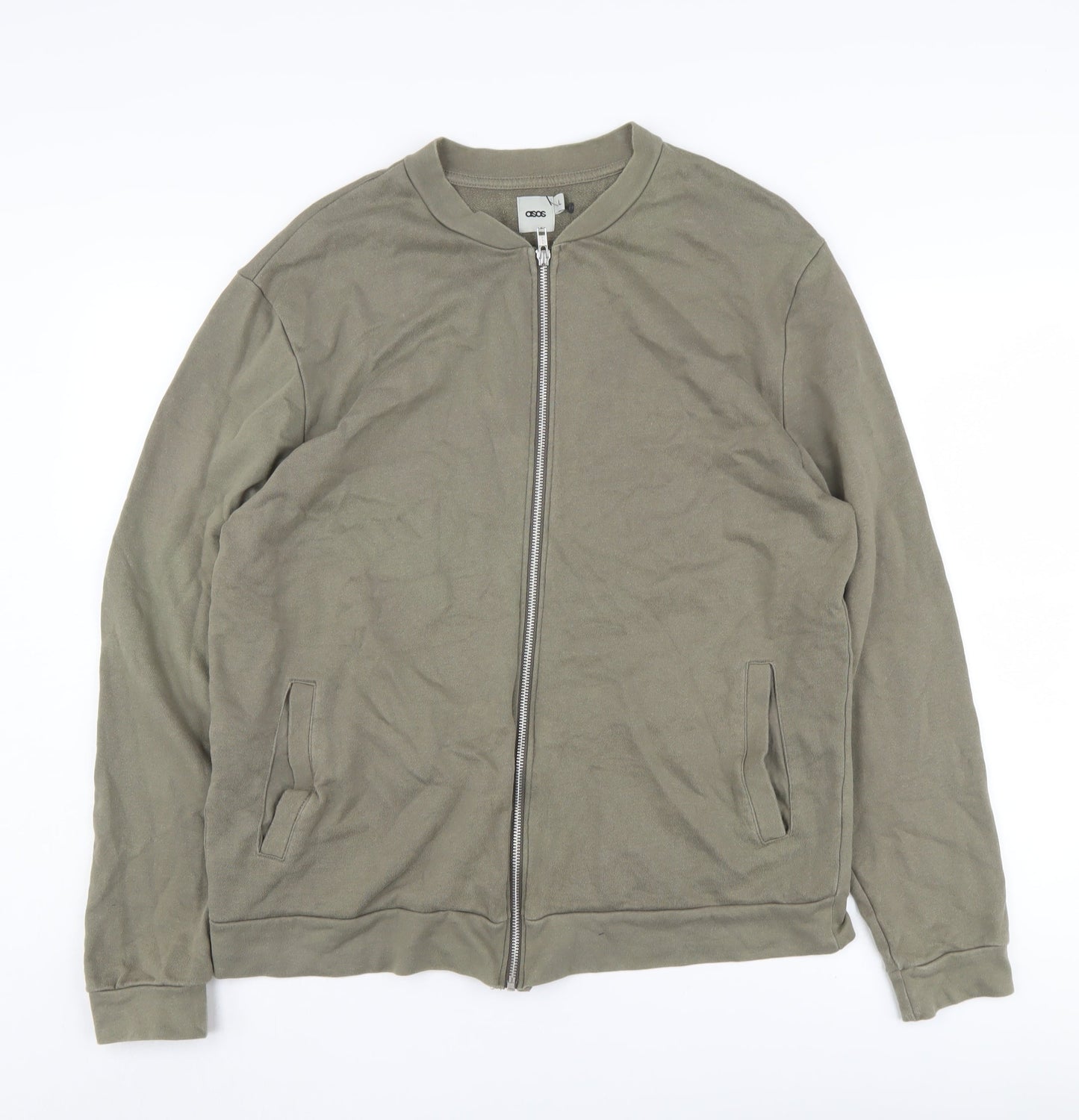 Asos Men’s Green Full Zip Sweatshirt L