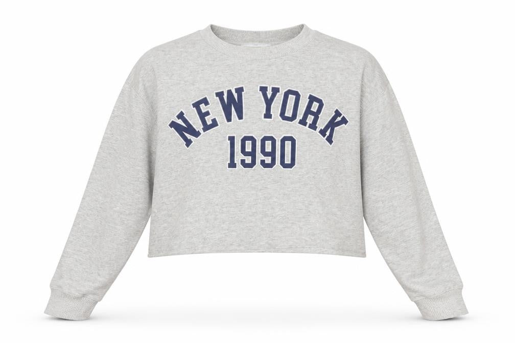 MNG Women’s Grey Pullover Sweatshirt Size 12