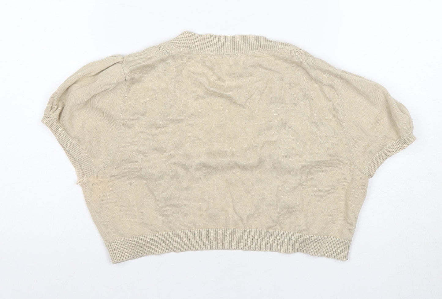 Rocha John Rocha Beige Women's Cardigan Size 12