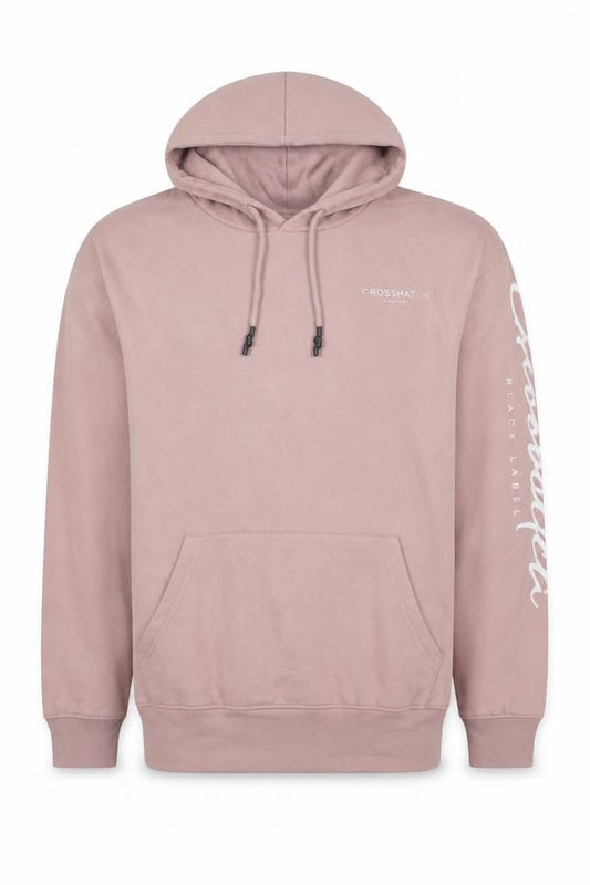 Crosshatch Men's Pink XS Hoodie, Pullover, Hooded, Logo