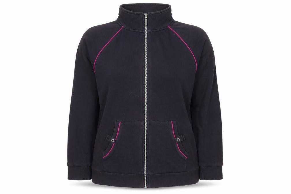 Debenhams Women's Black Full Zip Sweatshirt, Size 20