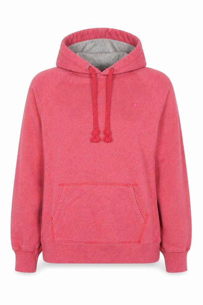 Champion Pink Pullover Hoodie, L Unisex, Logo, Casual