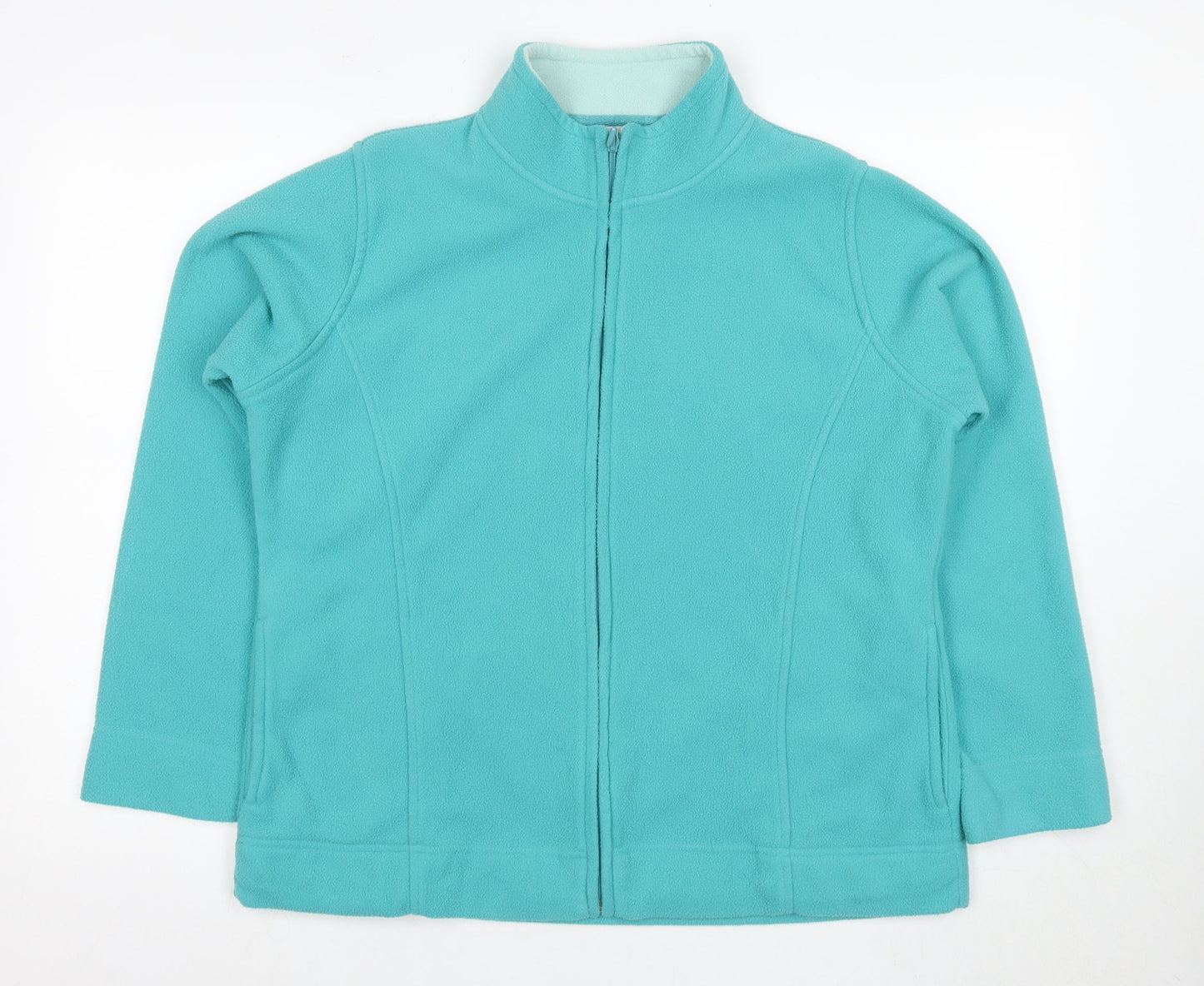 EWM Women's Blue Fleece Jacket L Casual Spring