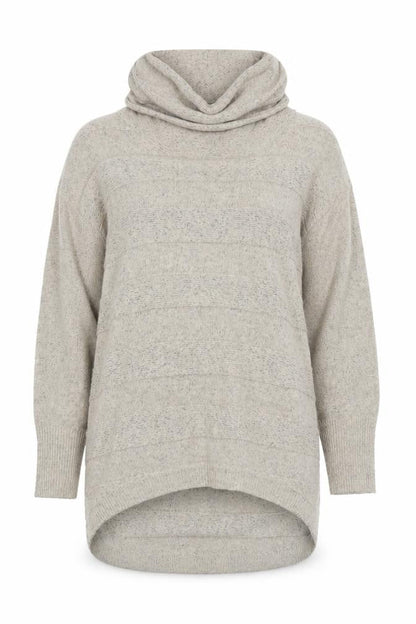 Wallis Women's Beige Cowl Neck Pullover Jumper, S
