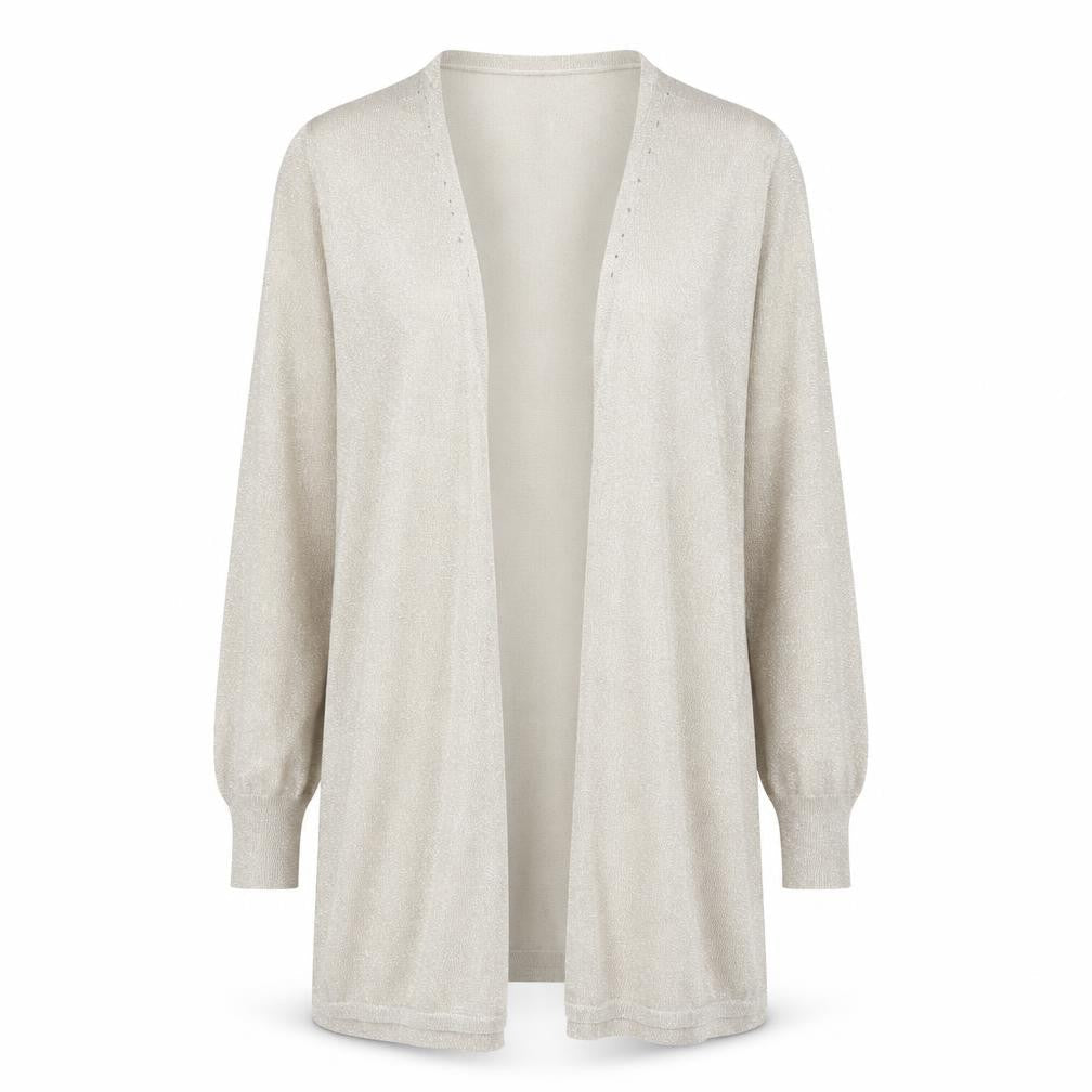 Coast Women's Beige Cardigan Medium Knit Casual