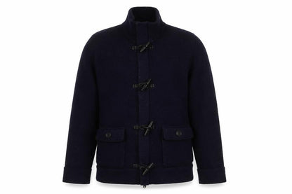 Gap Men's Blue XL Knit Wool Toggle Jacket