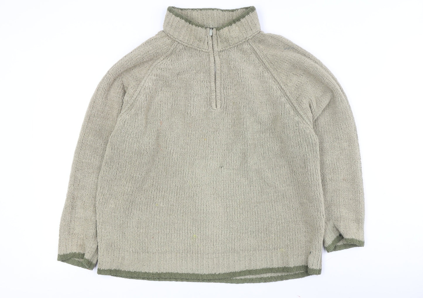 Peter Storm Men's Beige 1/4 Zip Fleece Sweatshirt M