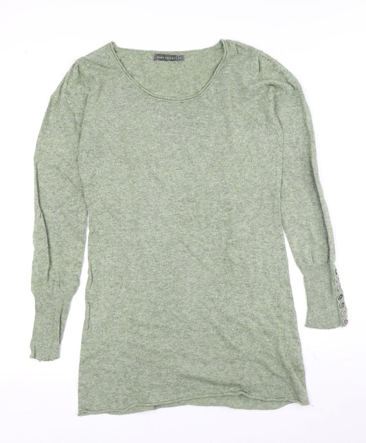 Mint Velvet Women's Green Tunic Jumper, Size 12