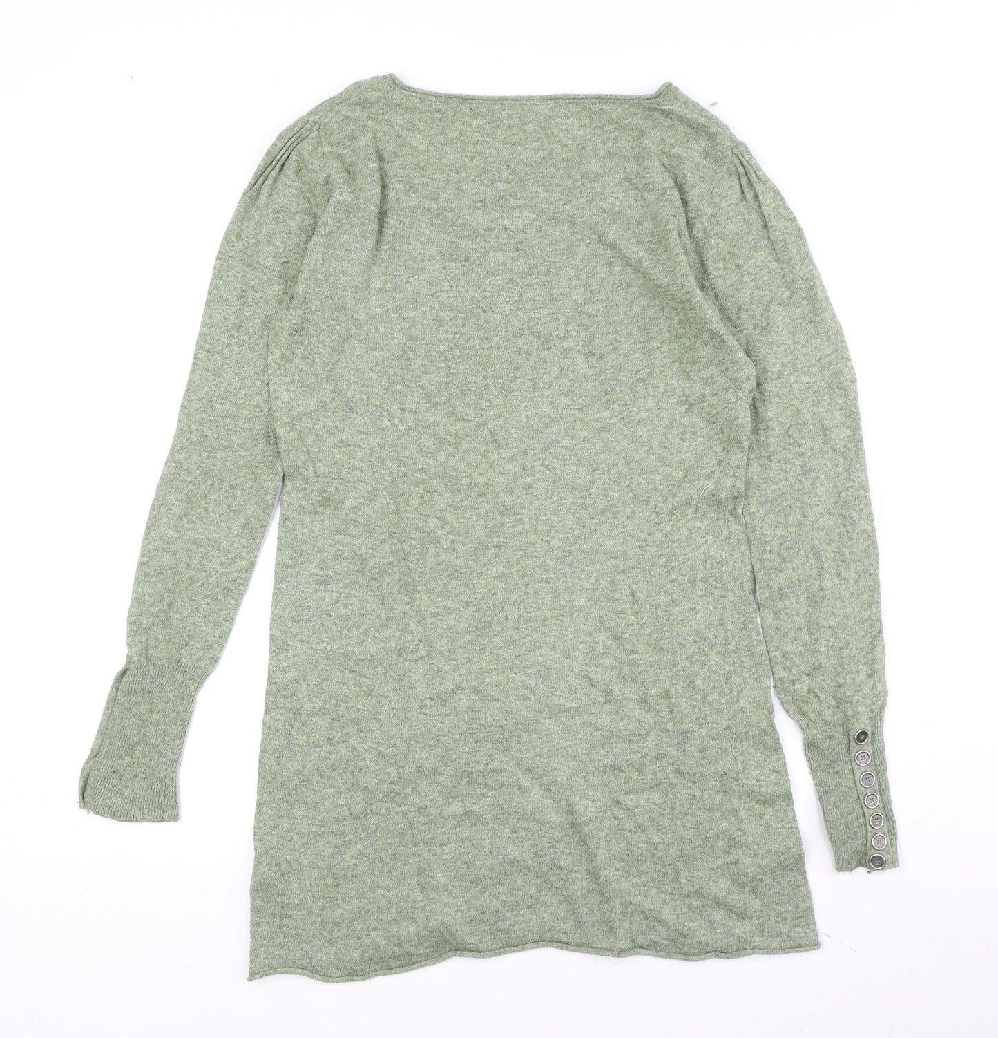 Mint Velvet Women's Green Tunic Jumper, Size 12