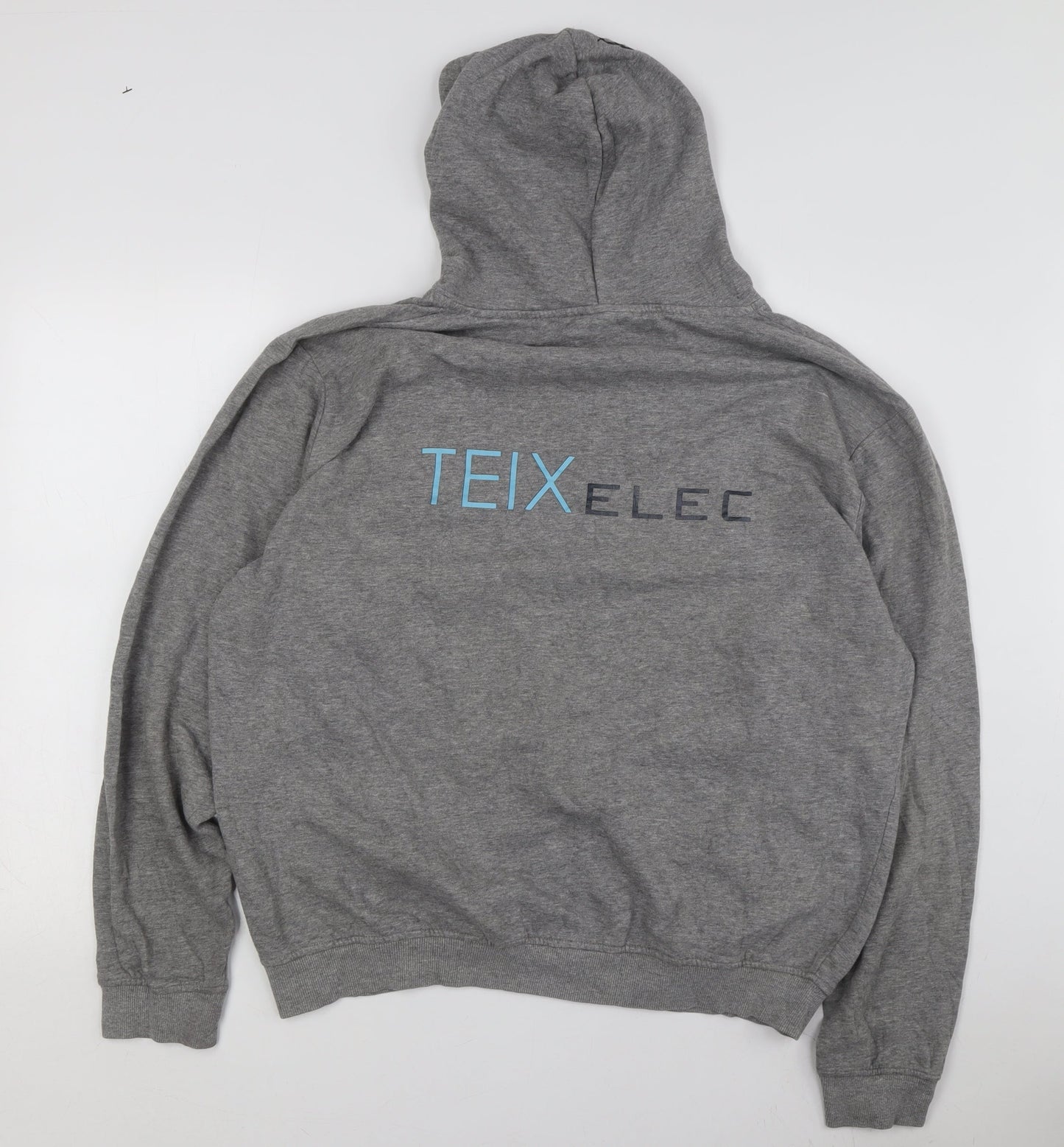 Kappa Men's Grey Pullover Hoodie XL Logo Accents