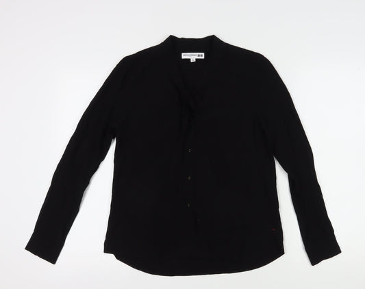 INES DE LA FRESSANGE Womens Black Viscose Blouse XS