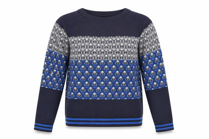 Next Women's Blue Geometric Jumper, Size S