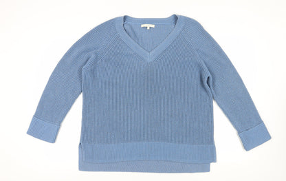 Next Women's Blue Knit Pullover Jumper L