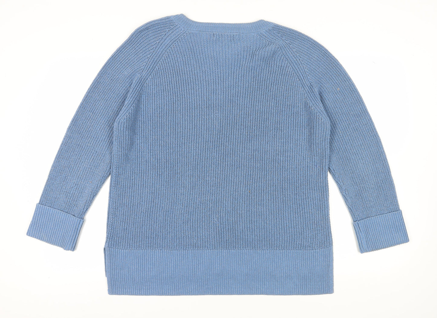 Next Women's Blue Knit Pullover Jumper L