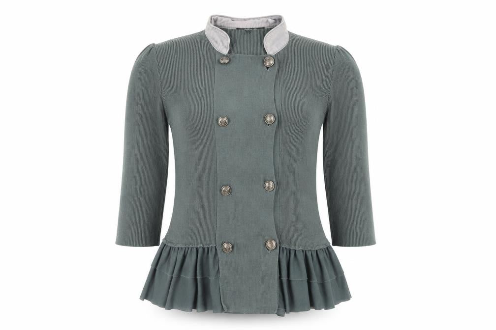 ASOS Women's Green Cardigan, Size 8, Button Accent