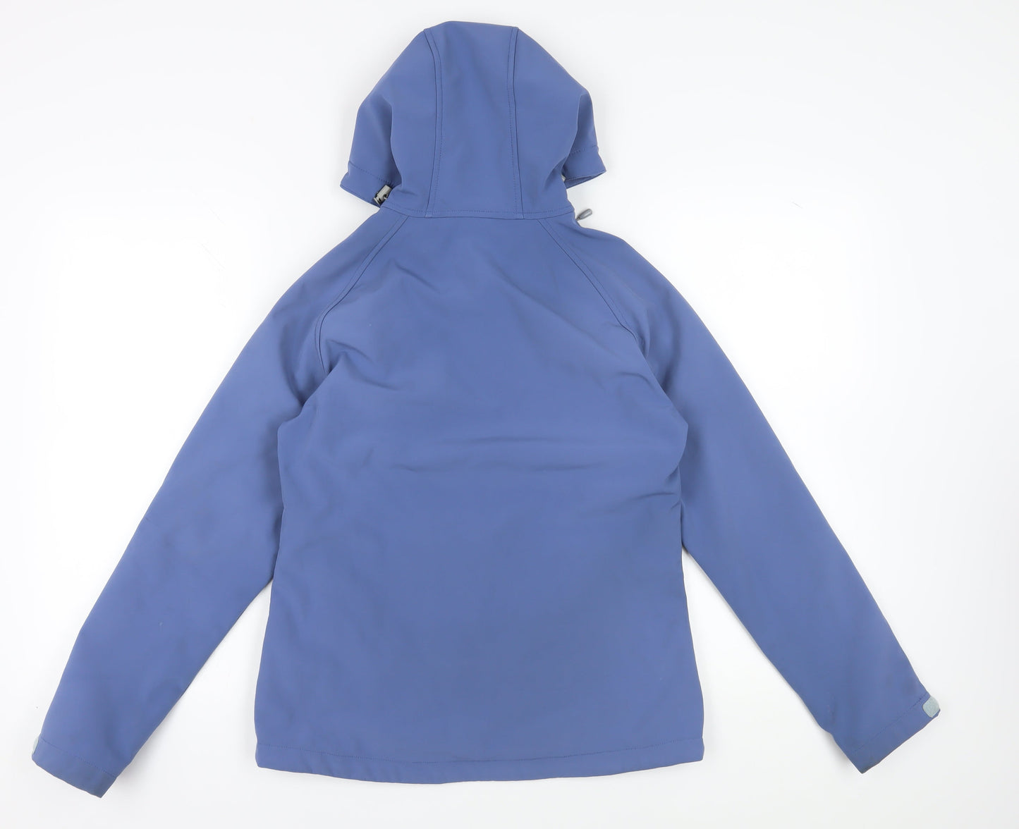 Eono Women's Blue Hooded Windbreaker Jacket M