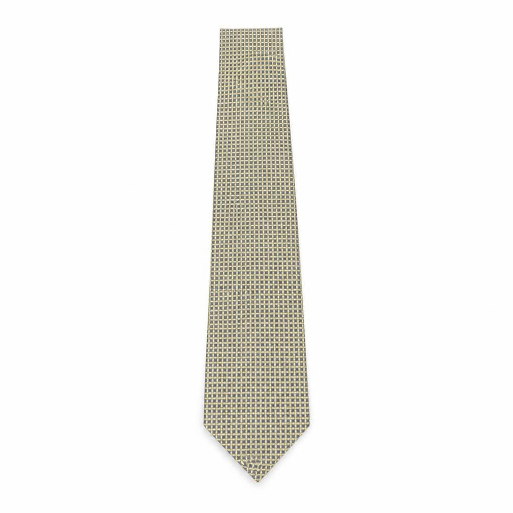 Marks & Spencer Men's Beige Silk Geometric Tie