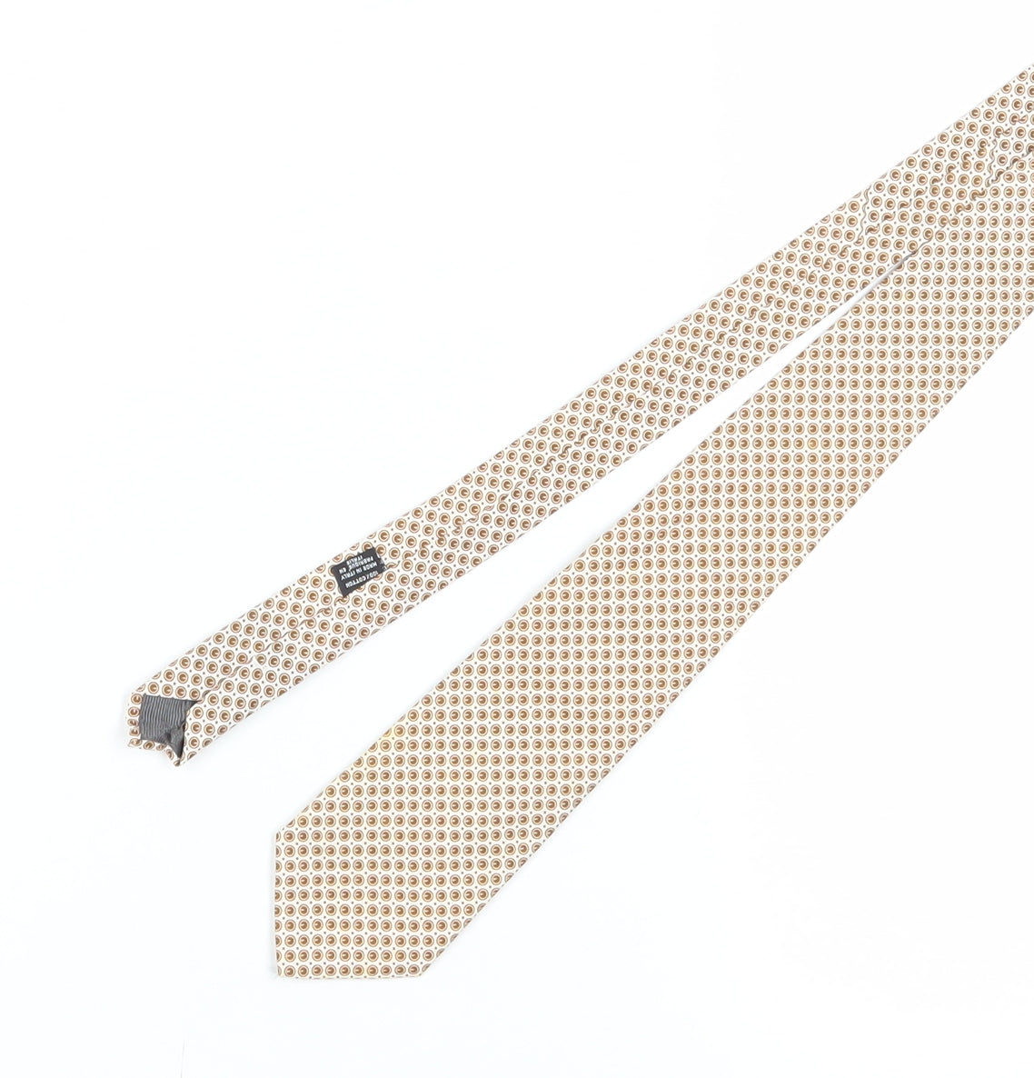 Marc Jacobs Beige Geometric Slim Tie Men's Cotton
