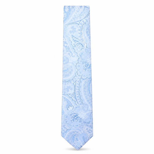 STVDIO Jeff Banks Men's Blue Paisley Silk Tie