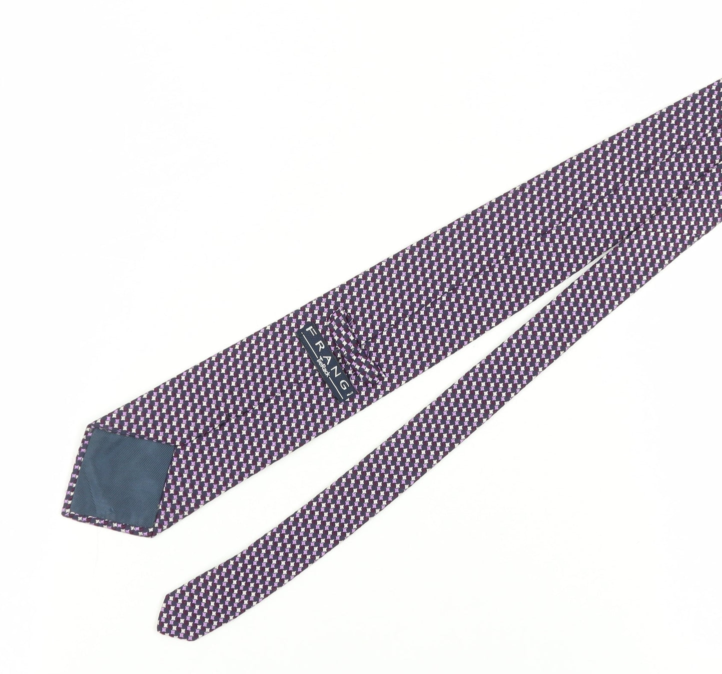 Frangi TieRack Men's Purple Geometric Tie