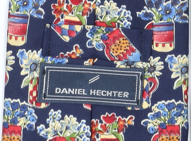 Daniel Hechter Men's Multicoloured Floral Silk Tie