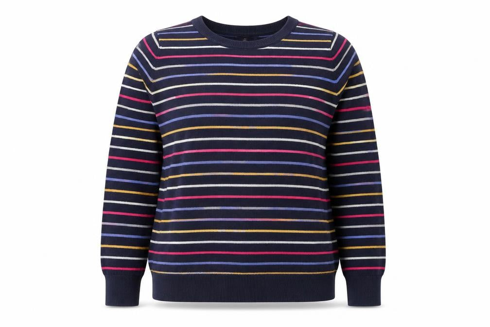 Gap Women's L Striped Multicoloured Pullover Jumper