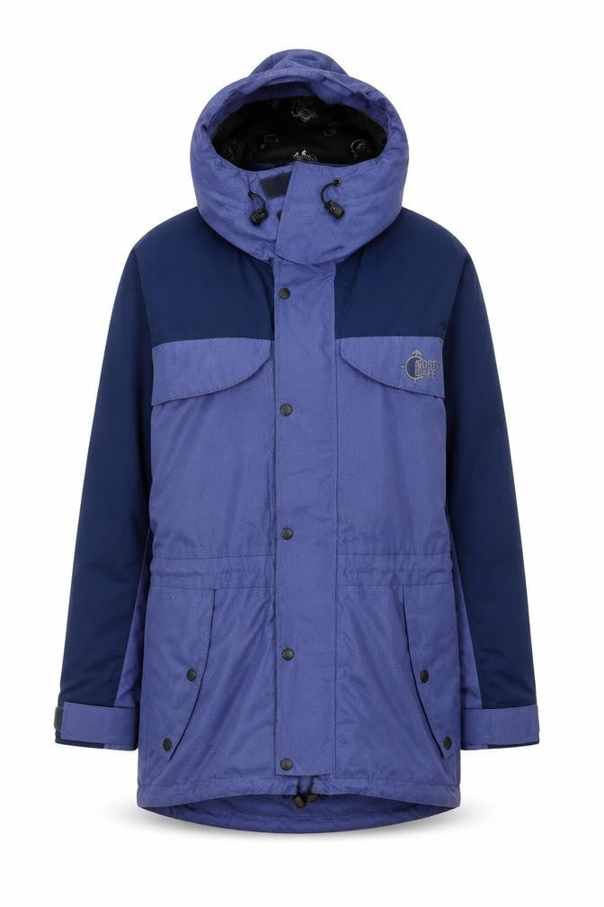 North Cape Women's Blue Hooded Anorak Jacket, Size S