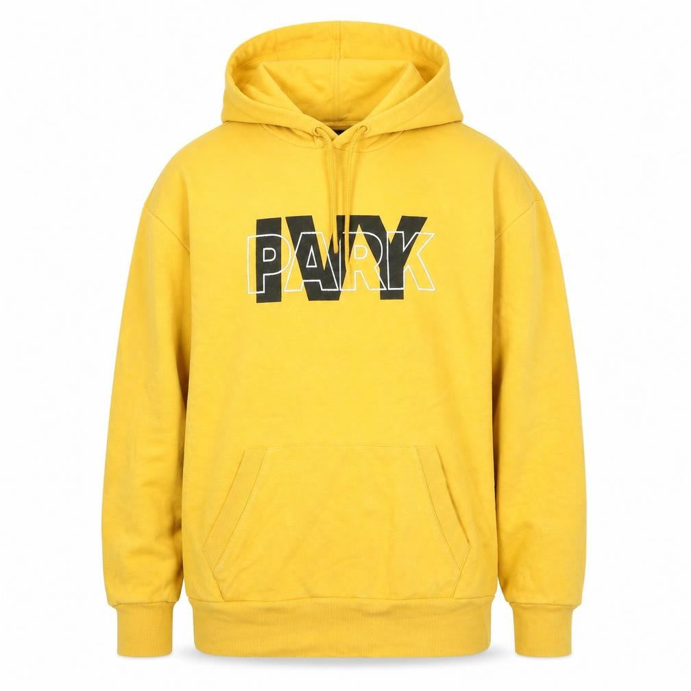 Ivy Park Unisex Yellow Pullover Hoodie - Small