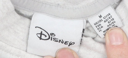 Preloved Disney Women's Ivory Pullover Sweatshirt Size 12 - Label