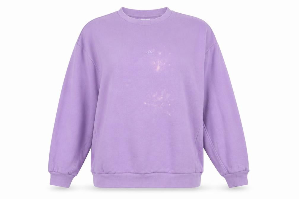Adidas Women's Purple Pullover Sweatshirt - Size S
