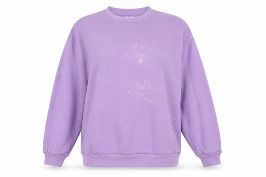 Adidas Women's Purple Pullover Sweatshirt - Size S