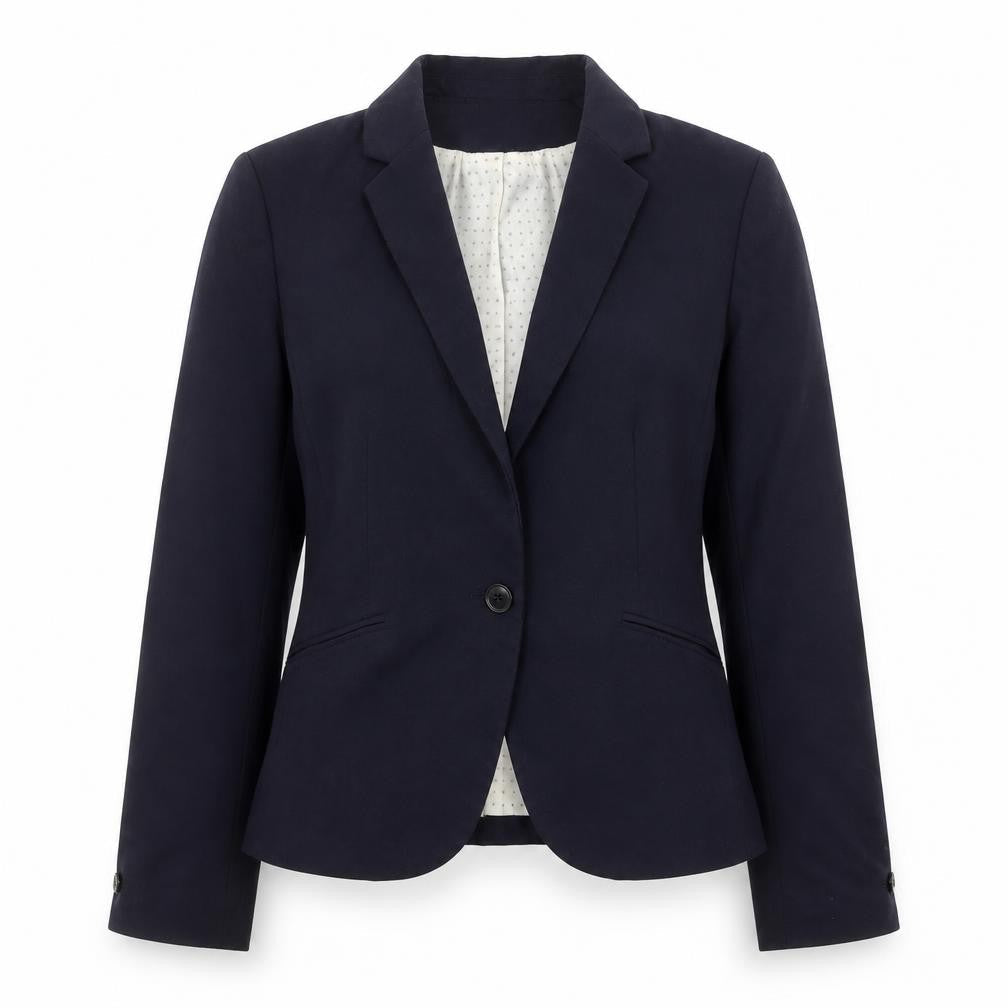 H&M Women's Blue Blazer Size 8 Regular Fit