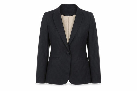 Marks & Spencer Women's Black Pinstripe Blazer Size 12