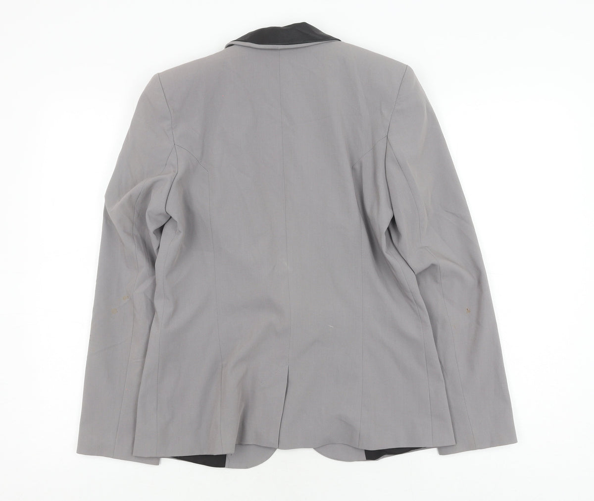 River Island Women's Grey Blazer UK 10 Lined Tailored