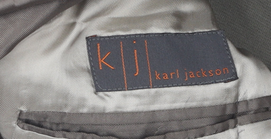 Karl Jackson Men's Green Suit Jacket - Size 38S
