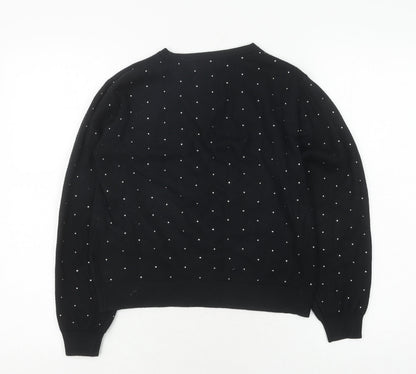 Marks & Spencer Women's Black Pullover Jumper M