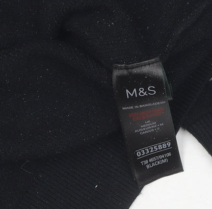 Marks & Spencer Women's Black Pullover Jumper M