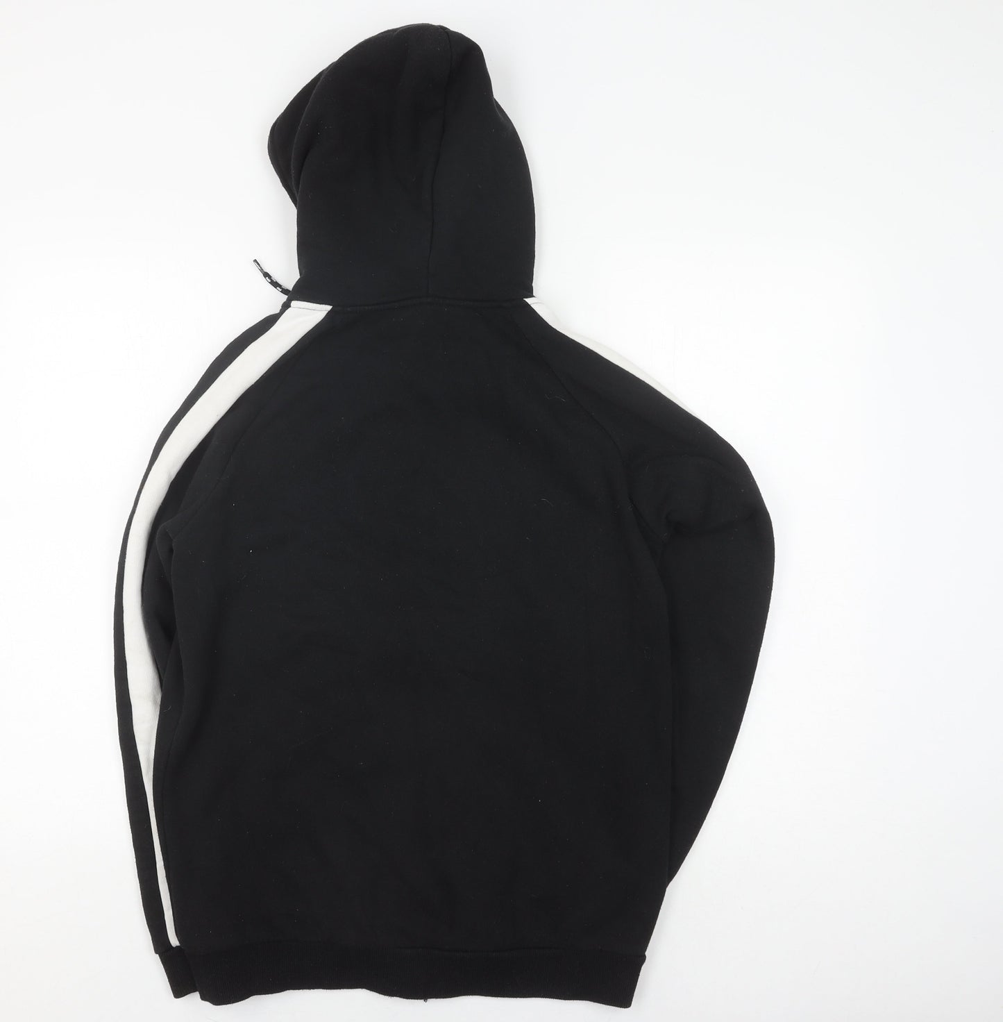 boohooMAN Men's Black Full Zip Hoodie M