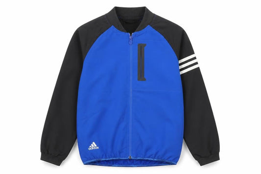 Adidas Boys Blue Black Track Jacket 9-10Y