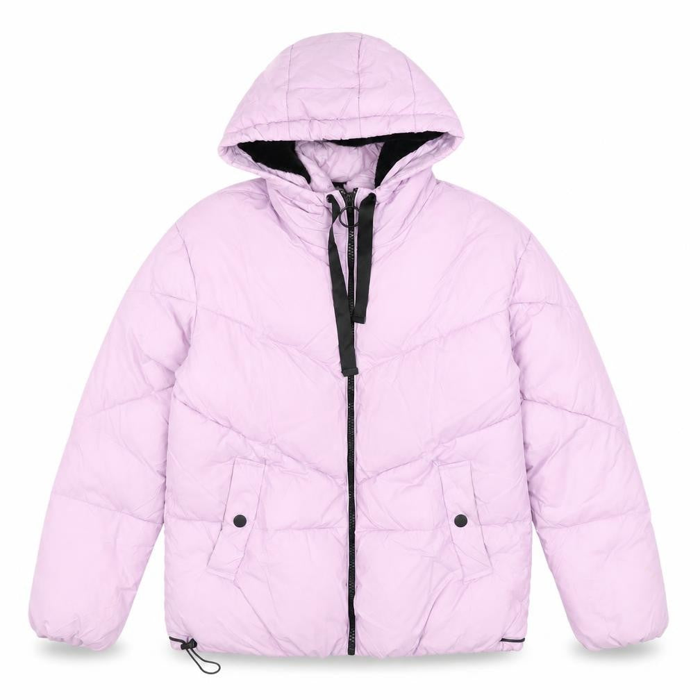 River Island Women's Pink XS Hooded Puffer Jacket