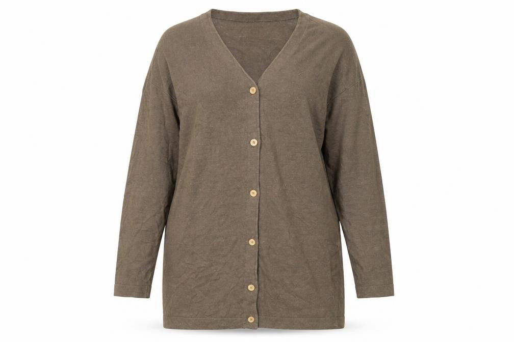 Jeffrey Rogers Women's Brown Cardigan Size 10