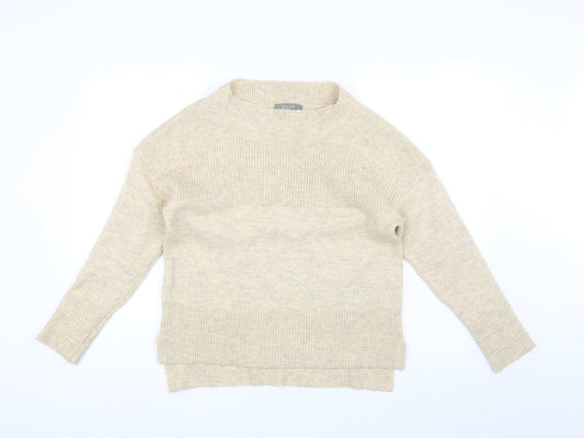 Oasis Women's Beige Small Knit Pullover Jumper