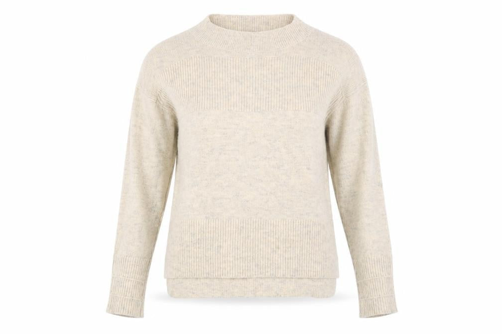 Oasis Women's Beige Small Knit Pullover Jumper