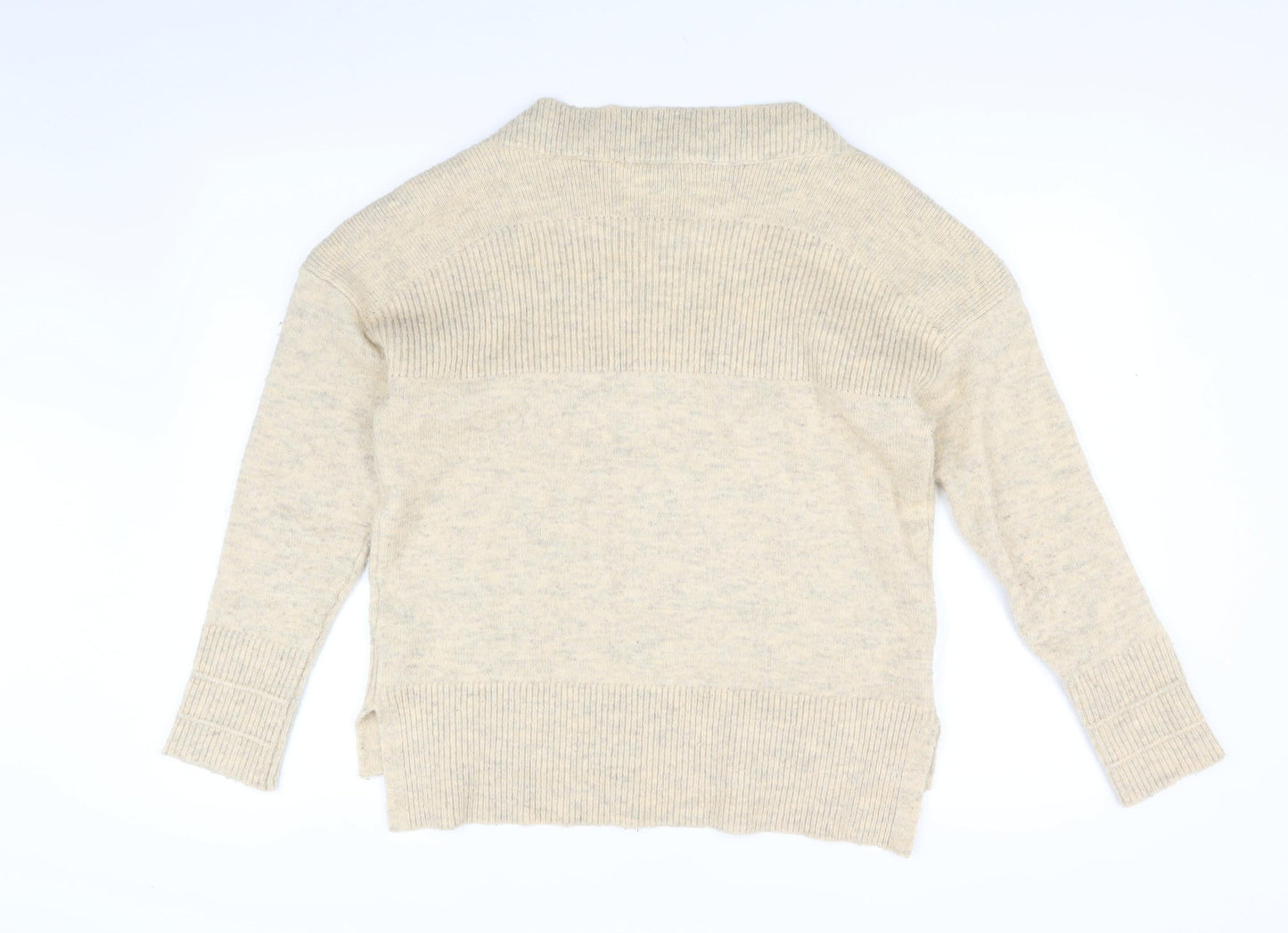 Oasis Women's Beige Small Knit Pullover Jumper