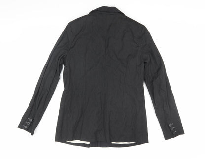 River Island Women's Black Pinstripe Blazer Size 10
