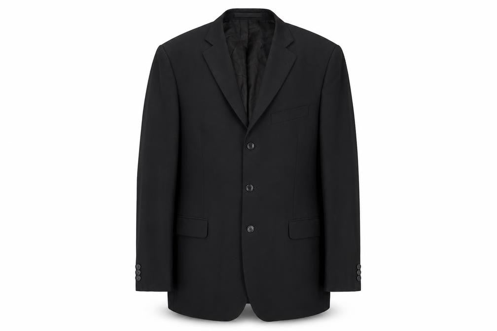 Marks & Spencer Men's Black Blazer, Size 42L, Classic
