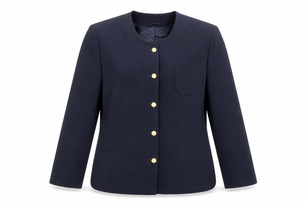 Jacques Vert Women's Navy Jacket, Lined, Size M