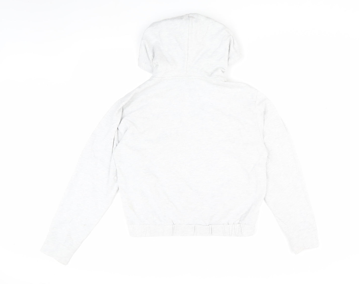 Vans Women's Grey Logo Pullover Hoodie, M Casual