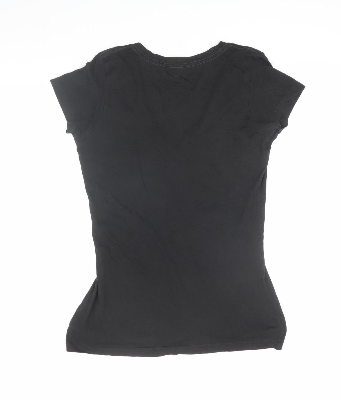 Hurley Women's Black V-Neck T-Shirt L