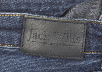 Jack Wills Women's Blue Skinny Jeans Size 28